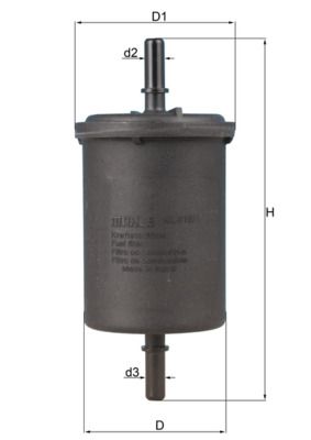 Fuel Filter KNECHT KL 416/1