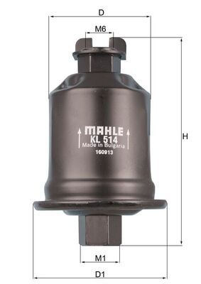 Fuel Filter KNECHT KL 514