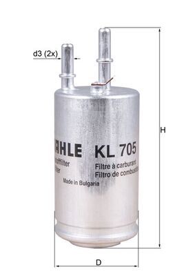 Fuel Filter KNECHT KL 705