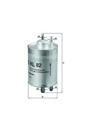 KNECHT KL 82 Fuel Filter