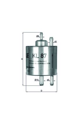 Fuel Filter KNECHT KL 87