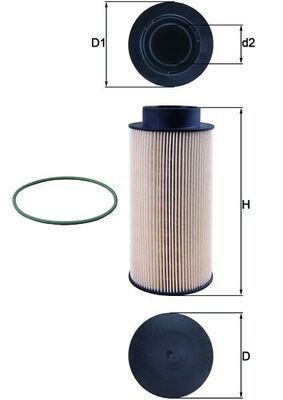 Fuel Filter KNECHT KX 182/1D