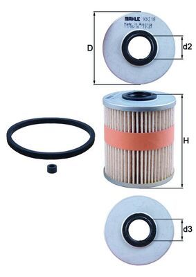 Fuel Filter KNECHT KX 218D