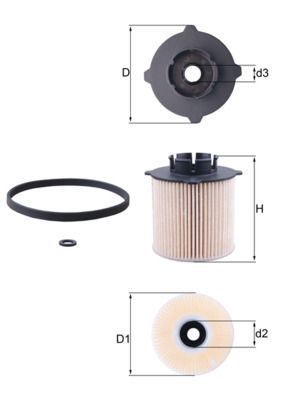 Fuel Filter KNECHT KX 265D