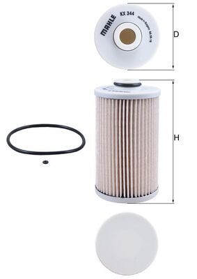 Fuel Filter KNECHT KX 344D