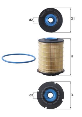 Fuel Filter KNECHT KX 404D