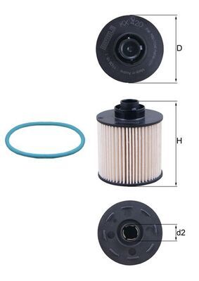 Fuel Filter KNECHT KX 420D