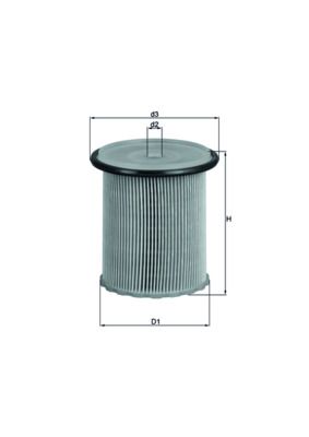 KNECHT KX 74 Fuel Filter