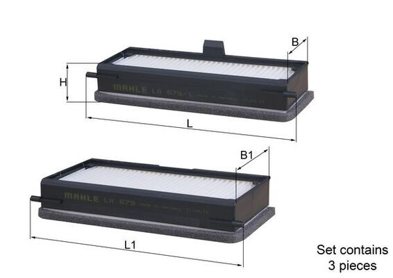 KNECHT LA 679/S Filter, cabin air