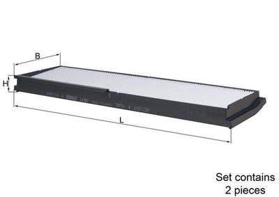 Filter, cabin air KNECHT LA 862/S