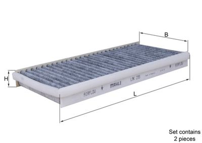 Filter, cabin air KNECHT LAK 235/S