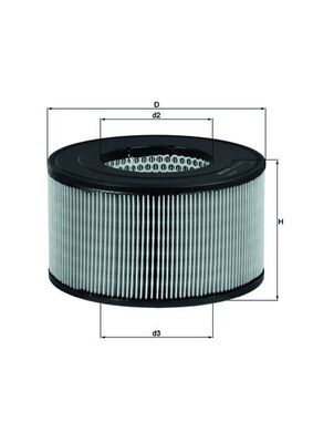 Air Filter KNECHT LX 1139