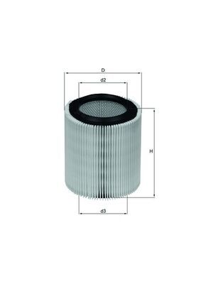 Air Filter KNECHT LX 898