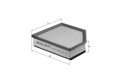 Air Filter KNECHT LX 1593/2