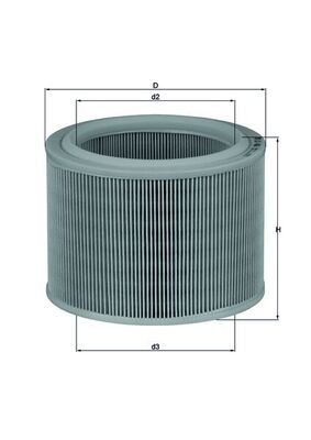 KNECHT LX 486 Air Filter