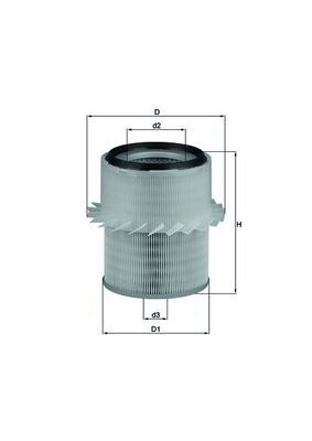 KNECHT LX 673 Air Filter