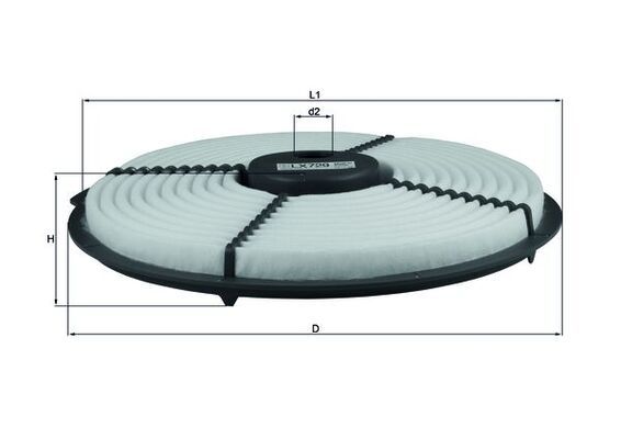 KNECHT LX 729 Air Filter