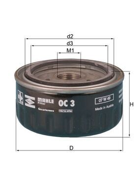 KNECHT OC 3 Oil Filter