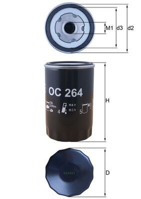 KNECHT OC 264 Oil Filter