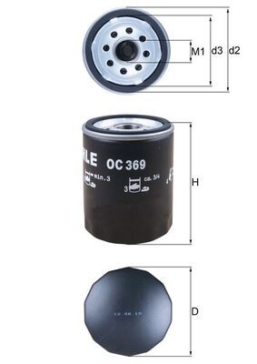 KNECHT OC 369 Oil Filter