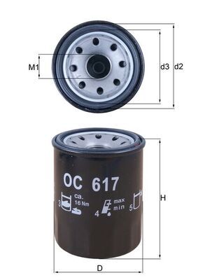 KNECHT OC 617 Oil Filter