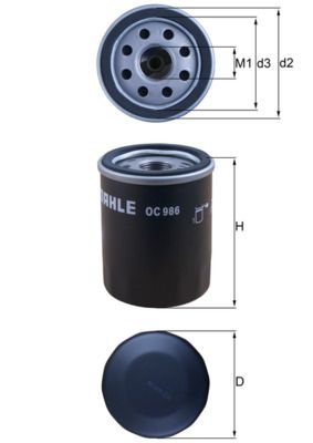 KNECHT OC 986 Oil Filter