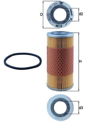 KNECHT OX 12D Oil Filter