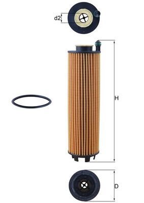 Oil Filter KNECHT OX 1301D