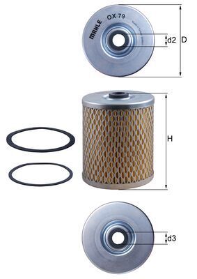 Oil Filter KNECHT OX 79D