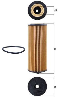 Oil Filter KNECHT OX 1162D