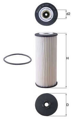 Oil Filter KNECHT OX 1236D