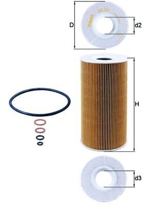 Oil Filter KNECHT OX 126D