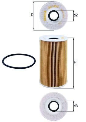 Oil Filter KNECHT OX 128/1D