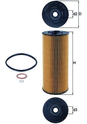 Oil Filter KNECHT OX 137D