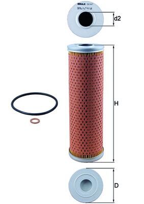 Oil Filter KNECHT OX 147D