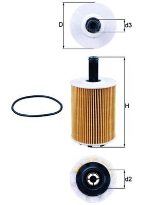 KNECHT OX 188D Oil Filter