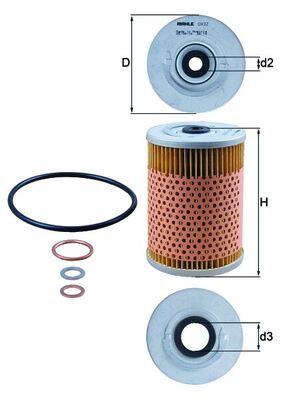 Oil Filter KNECHT OX 32D