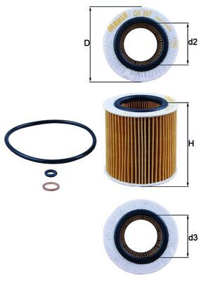 Oil Filter KNECHT OX 387D