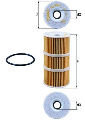 KNECHT OX 389/1D Oil Filter