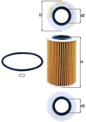 Oil Filter KNECHT OX 436D