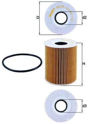 Oil Filter KNECHT OX 776D