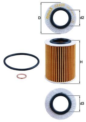 Oil Filter KNECHT OX 825D