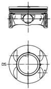 Piston KOLBENSCHMIDT 40027700