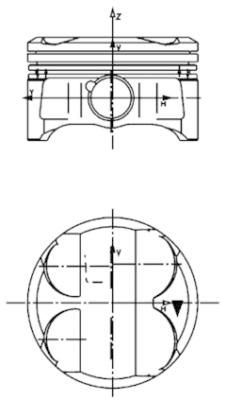 Piston KOLBENSCHMIDT 40086600