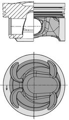 Piston KOLBENSCHMIDT 40315600