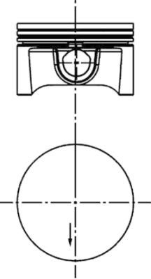 Piston KOLBENSCHMIDT 40388620