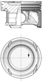 Piston KOLBENSCHMIDT 40862600