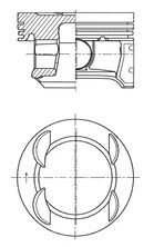 Piston KOLBENSCHMIDT 41007620