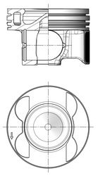 Piston KOLBENSCHMIDT 41079600