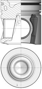 Piston KOLBENSCHMIDT 41218600